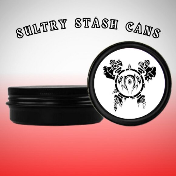 TURTLE GRAPHIC STASH JAR - Picture 1 of 2